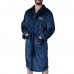 New England Patriots The Northwest Group Navy Bathrobe