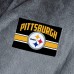 Pittsburgh Steelers The Northwest Group Bathrobe - Charcoal