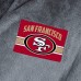 San Francisco 49ers The Northwest Group Charcoal Bathrobe