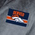 Denver Broncos The Northwest Group Charcoal Bathrobe