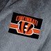 Cincinnati Bengals The Northwest Group Charcoal Bathrobe