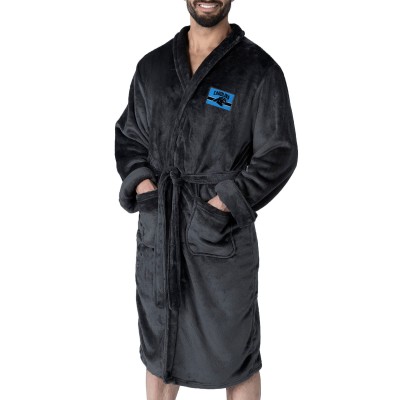 Carolina Panthers The Northwest Group Black Bathrobe