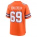 Игровая джерси Denver Broncos Mark Schlereth Nike Orange Retired Player Alternate Game