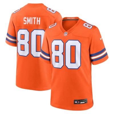 Игровая джерси Denver Broncos Rod Smith Nike Orange Retired Player Alternate Game