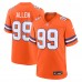 Игровая джерси Denver Broncos Zach Allen Nike Orange Alternate Game