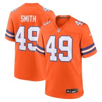 Игровая джерси Denver Broncos Dennis Smith Nike Orange Retired Player Alternate Game