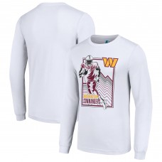 Футболка с длинным рукавом Washington Commanders Starter Player Grid Graphic - White