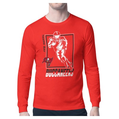 Футболка с длинным рукавом Tampa Bay Buccaneers Starter Player Grid Graphic - Red