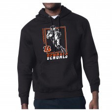 Cincinnati Bengals Starter Black Player Grid Pullover Hoodie
