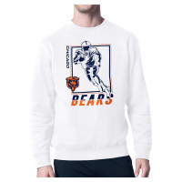 Свитшот Chicago Bears Starter White Grid Pullover