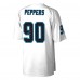 Carolina Panthers Julius Peppers Mitchell & Ness White 2024 Hall of Fame Fashion Jersey