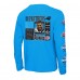 Футболка с длинным рукавом Carolina Panthers Julius Peppers Mitchell & Ness Blue Pro Bowl