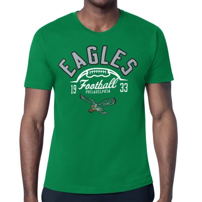Футболка Philadelphia Eagles Starter Half Ball Retro Logo - Kelly Green