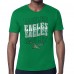 Футболка Philadelphia Eagles Starter Stacked Retro Logo - Kelly Green