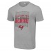 Футболка Tampa Bay Buccaneers Starter Four Team Name Logo - Heather Gray