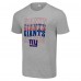 New York Giants Starter Heather Gray Four Team Name Logo T-Shirt