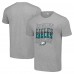 Футболка Philadelphia Eagles Starter Four Team Name Logo - Heather Gray