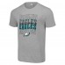 Футболка Philadelphia Eagles Starter Four Team Name Logo - Heather Gray