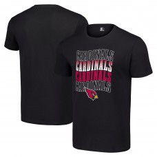 Arizona Cardinals Starter Black Four Team Name Logo T-Shirt