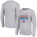 Футболка с длинным рукавом Buffalo Bills Starter Heather Gray Team Name Graphic