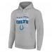 Indianapolis Colts Starter Heather Gray Four Team Name Logo Fleece Pullover Hoodie