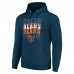 Толстовка Chicago Bears Starter Navy Four Team Name Logo Fleece