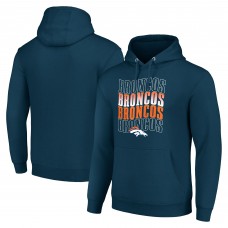 Толстовка Denver Broncos Starter Navy Four Team Name Logo Fleece