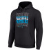 Толстовка Carolina Panthers Starter Black Four Team Name Logo Fleece