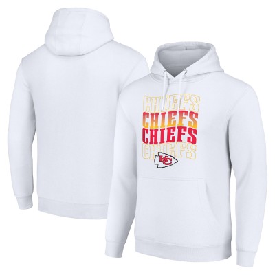 Толстовка на флисе Kansas City Chiefs Starter Four Team Name Logo Fleece - White