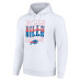 Толстовка Buffalo Bills Starter White Four Team Name Logo Fleece