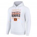 Cincinnati Bengals Starter White Four Team Name Logo Fleece Pullover Hoodie