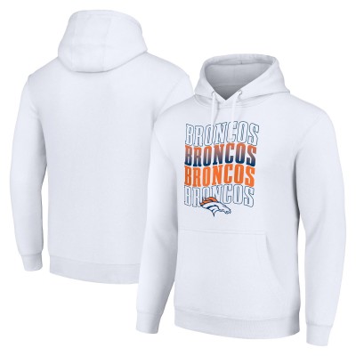 Толстовка Denver Broncos Starter White Four Team Name Logo Fleece