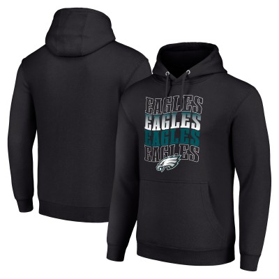 Толстовка Philadelphia Eagles Starter Four Team Name Logo Fleece - Black