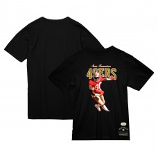 Футболка Jerry Rice San Francisco 49ers Mitchell & Ness Sideline Retired Player - Black