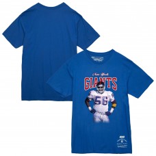 New York Giants Lawrence Taylor Mitchell & Ness Royal Sideline Retired Player T-Shirt