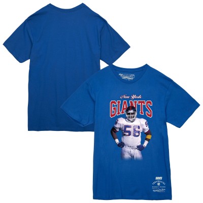 New York Giants Lawrence Taylor Mitchell & Ness Royal Sideline Retired Player T-Shirt
