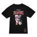 Футболка Atlanta Falcons Deion Sanders Mitchell & Ness Black Sideline Retired