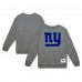 New York Giants Mitchell & Ness Heather Gray Basic Fleece Pullover Sweatshirt