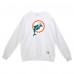 Кофта Miami Dolphins Mitchell & Ness White Basic Fleece