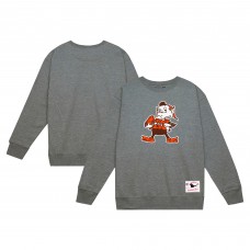 Кофта Cleveland Browns Mitchell & Ness Heather Gray Basic Fleece