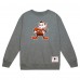 Кофта Cleveland Browns Mitchell & Ness Heather Gray Basic Fleece