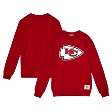 Kansas City Chiefs Mitchell & Ness Red Basic Fleece Pullover Sweatshirt