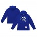 Los Angeles Rams Mitchell & Ness Helmet Logo Vintage Pullover Hoodie - Royal