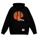 Cincinnati Bengals Mitchell & Ness Black Helmet Logo Vintage Pullover Hoodie