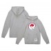 Толстовка Buffalo Bills Mitchell & Ness Heather Gray Helmet Logo Vintage