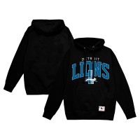 Толстовка Detroit Lions Mitchell & Ness Black Vintage Arch