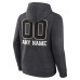 Именная толстовка Baltimore Ravens Charcoal Name & Number Monochrome