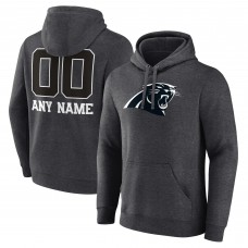 Именная толстовка Carolina Panthers Charcoal Monochrome