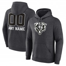 Толстовка Chicago Bears Charcoal Personalized Name & Number Monochrome