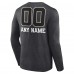 Cincinnati Bengals Charcoal Personalized Name & Number Monochrome Long Sleeve T-Shirt